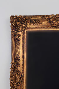 Antique Golden Carved Baroque Mirror 2.5' x 6'ft - GS Productions
