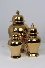 Load image into Gallery viewer, Golden Porcelain Ginger Jars with Lid &amp; High Gloss - GS Productions
