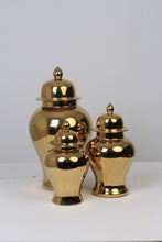 Load image into Gallery viewer, Golden Porcelain Ginger Jars with Lid &amp; High Gloss - GS Productions
