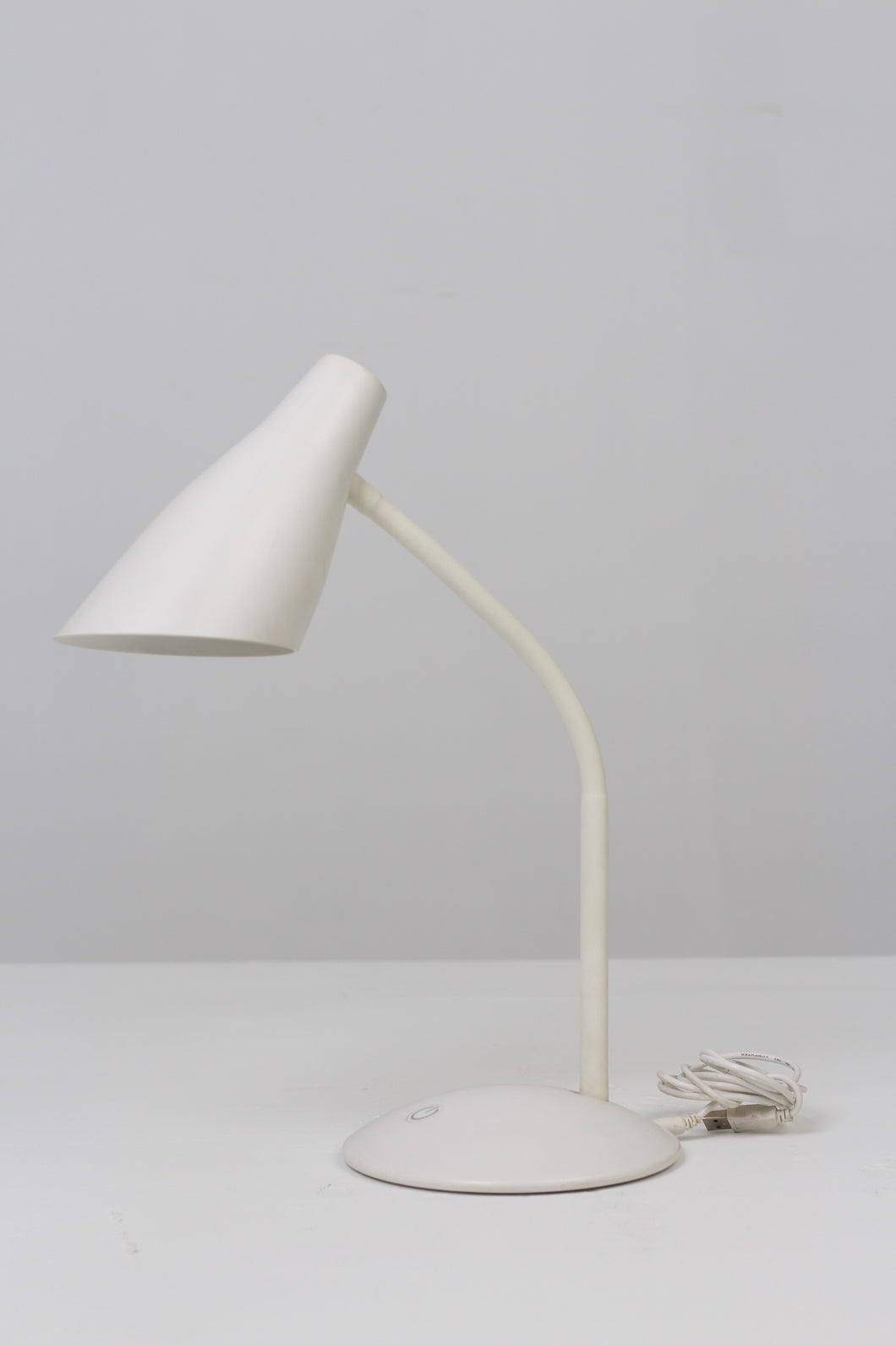 White Table/Desk Study Lamp with Moveable Arm 6
