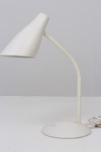 White Table/Desk Study Lamp with Moveable Arm 6" x 12" - GS Productions