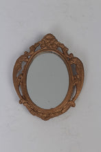Load image into Gallery viewer, Gold Wrought Iron Victorian/Baroque Small Wall Mirror 4&quot; x 5&quot; - GS Productions
