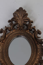 Load image into Gallery viewer, Antique Gold Victorian/Baroque Small Wall Mirror 6&quot; x 10&quot; - GS Productions
