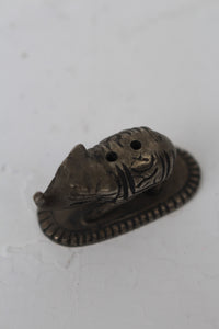 Antique Silver Hand Crafted Decorative Elephant in Metal - GS Productions