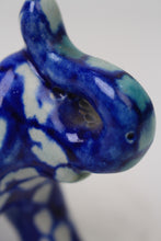 Load image into Gallery viewer, Blue &amp; White Hand Painted Decorative Elephant in Ceramic 7&quot; x 7&quot; - GS Productions
