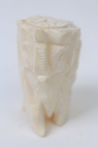 Off-White Hand Crafted Decorative Elephant in Ivory - GS Productions