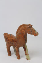 Load image into Gallery viewer, Brown &amp; Green Abstract Decorative Hand Crafted Horse Sculpture in Marble - GS Productions
