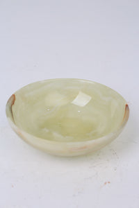 Grape Green Hand Crafted Marble Bowl 5" x 10" - GS Productions