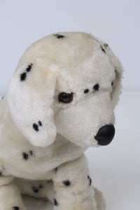 White & Black Puppy Stuffed Toy for Kids - GS Productions