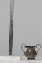 Load image into Gallery viewer, Antique silver traditional metal sugar pot  6&quot; x 8&quot; - GS Productions
