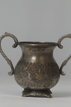 Load image into Gallery viewer, Antique silver traditional metal sugar pot  6&quot; x 8&quot; - GS Productions
