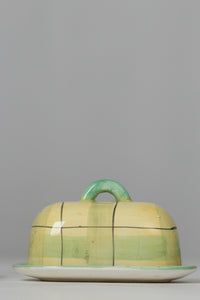 Yellow & light green butter plate 05" - GS Productions