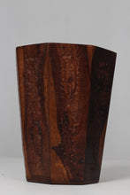 Load image into Gallery viewer, Brown wooden carved planter  12&quot; - GS Productions
