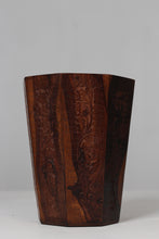 Load image into Gallery viewer, Brown wooden carved planter  12&quot; - GS Productions
