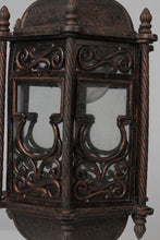Load image into Gallery viewer, Black n gold antique moroccan hanging light  28&quot; - GS Productions
