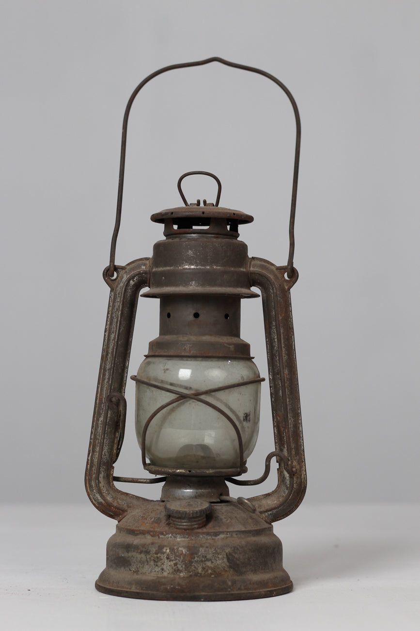 Brown rusted antique lantern  10