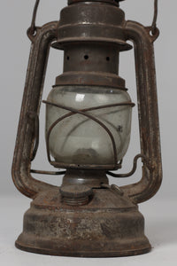 Brown rusted antique lantern  10" - GS Productions