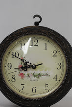 Load image into Gallery viewer, Black &amp; off-white hanging clock  10&quot; x 10&quot; - GS Productions
