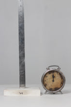 Load image into Gallery viewer, Brown &amp; Silver vintage table clock 5&quot; x 5&quot; - GS Productions

