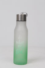 Load image into Gallery viewer, Green &amp; White Water Bottle with Chrome Cap - GS Productions

