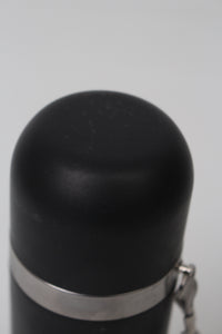 Black & White Water Flask Bottle with Cap - GS Productions