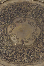 Load image into Gallery viewer, Gold Carved Traditional Tray in Metal - GS Productions
