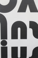 Load image into Gallery viewer, White &amp; Black Quote/Typography Design with Black Wooden Frame - GS Productions
