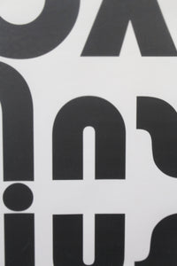 White & Black Quote/Typography Design with Black Wooden Frame - GS Productions