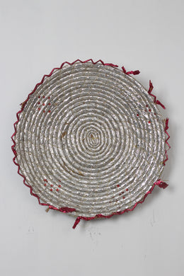 Silver & Red Decoration Piece - GS Productions