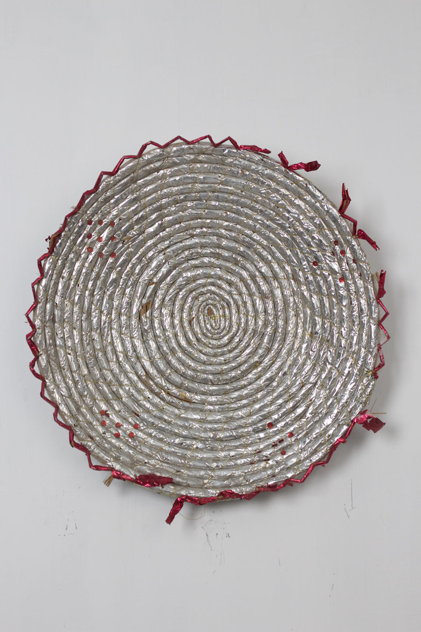 Silver & Red Decoration Piece - GS Productions