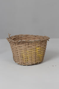 Brown cane basket/ Planter 08"x 07" - GS Productions