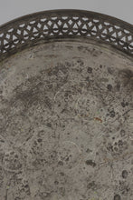 Load image into Gallery viewer, Dull Antique Silver Traditional Carved Tray 13&quot; x 13&quot; - GS Productions
