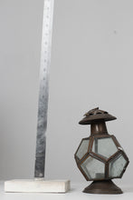 Load image into Gallery viewer, Antique Gold Metal Unique Candle Lantern 8&quot; x 10&quot; - GS Productions
