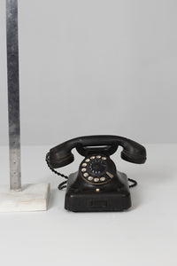 Black Vintage Telephone Pieces 07" x 9" - GS Productions