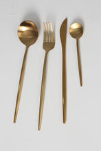 Load image into Gallery viewer, 8 Sets Of Golden cutlery (each has 4 pieces) - GS Productions
