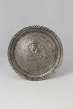 Load image into Gallery viewer, Antique Silver Traditional Metal Tray 10&quot; x 10&quot; - GS Productions
