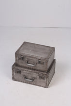 Load image into Gallery viewer, Black &amp; Silver Steel Decorative Boxes - GS Productions
