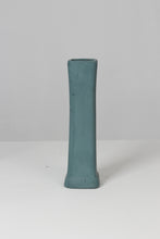 Load image into Gallery viewer, Teal blue old painted glass bottle 03&quot;x 18&quot; - GS Productions
