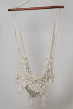 Load image into Gallery viewer, Off-white &amp; Brown Unique Weaved Rope Swing - GS Productions
