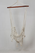 Load image into Gallery viewer, Off-white &amp; Brown Unique Weaved Rope Swing - GS Productions
