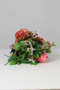 Orange & Pink Artificial Decorative Plants - GS Productions