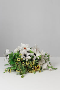White & Yellow Artificial Decorative Plants - GS Productions