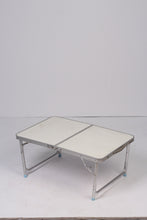 Load image into Gallery viewer, White &amp; silver foldable working Table - GS Productions
