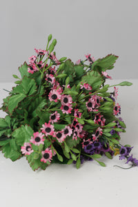 Purple & Green Artificial Decorative Plants - GS Productions