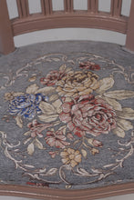 Load image into Gallery viewer, Dull pink &amp; dull blue floral chair 2&#39; x 3.5&#39;ft - GS Productions
