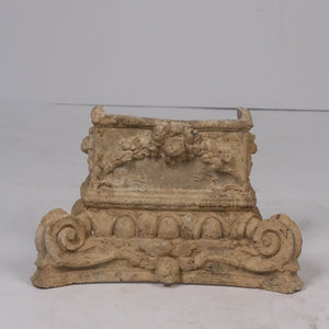 Classic Limestone Plinth 1.5'x1.5'ft - GS Productions