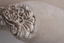 Load image into Gallery viewer, Weathered off-white baroque king sofa  3.5&#39;x 6.5&#39; - GS Productions
