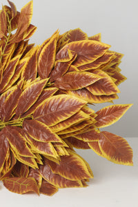 Brown & Yellow Artificial Decorative Plants - GS Productions