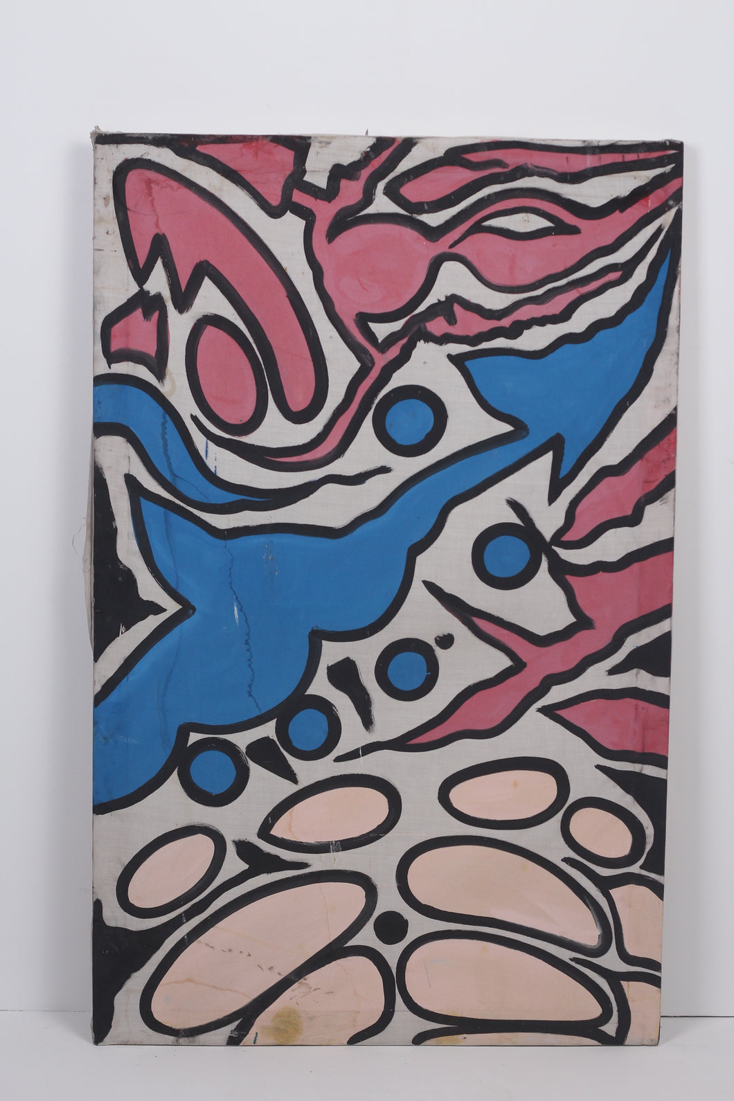 Blue & Pink Painting 3'x5'ft - GS Productions