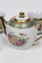 Load image into Gallery viewer, Golden, white, green &amp; Pink china english tea set  03&quot; [8 pieces] - GS Productions
